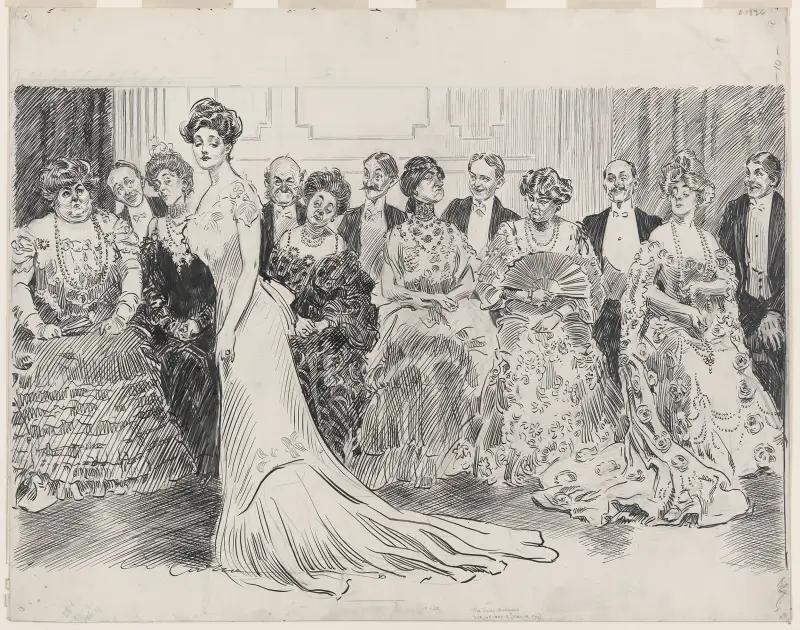 The jury disagrees av Charles Dana Gibson