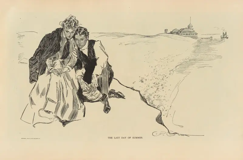 Sommarens sista dag av Charles Dana Gibson