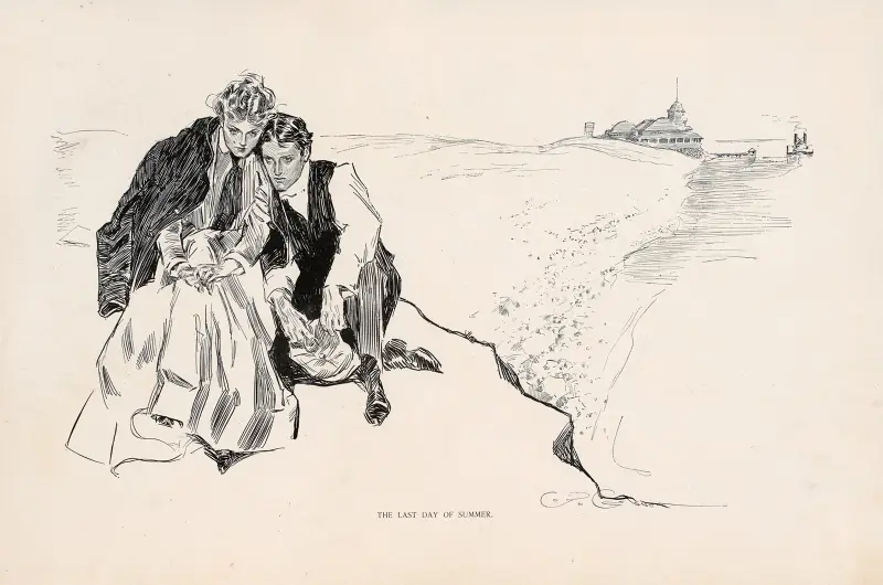Sommarens sista dag av Charles Dana Gibson