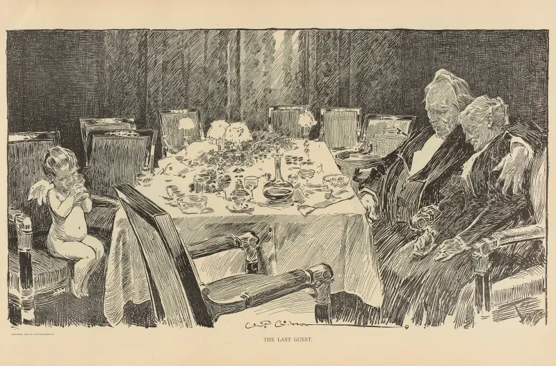 Den sista gästen av Charles Dana Gibson