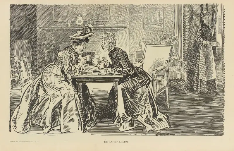 Den senaste skandalen av Charles Dana Gibson