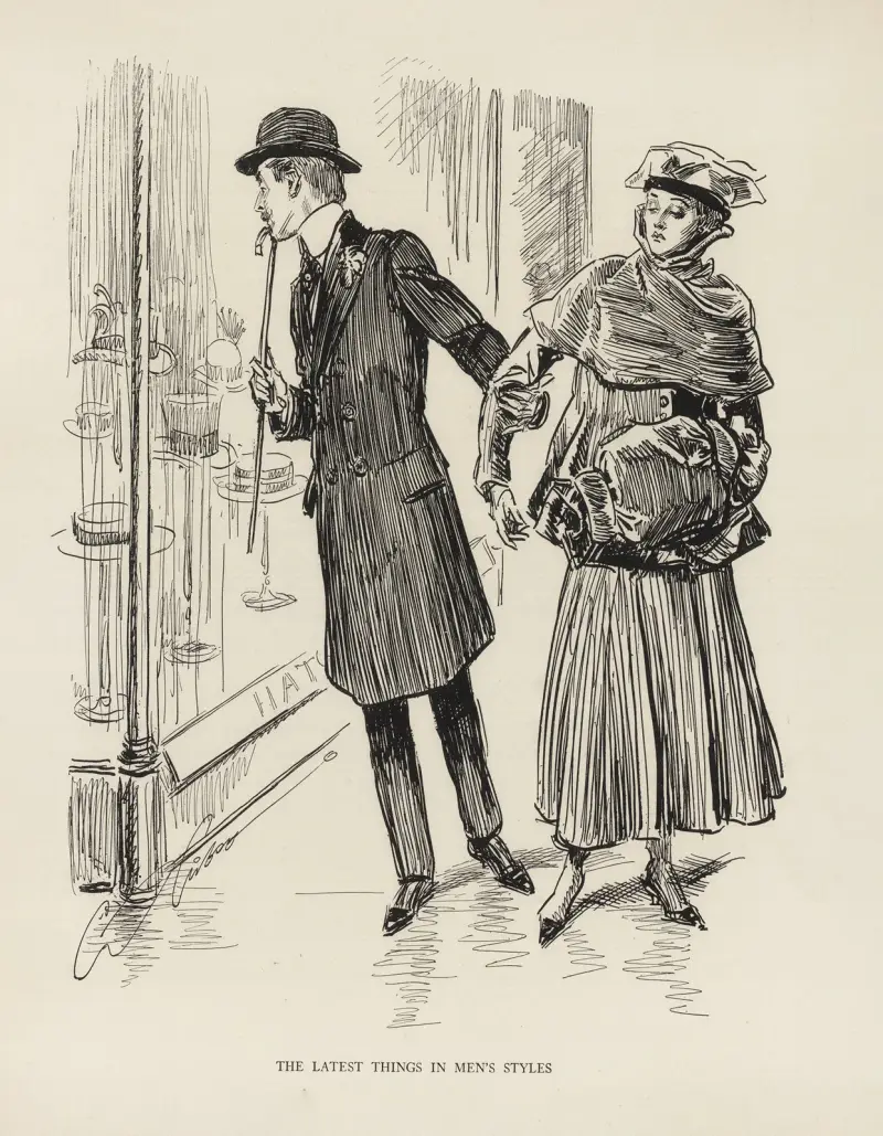 The latest things in Men’s styles av Charles Dana Gibson