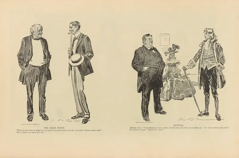 Der Hauptpunkt von Charles Dana Gibson