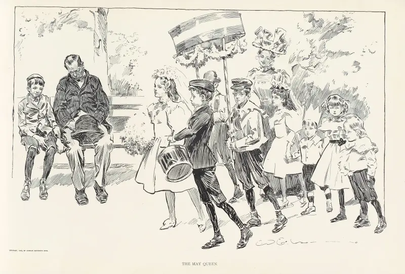 Die Maikönigin, 1898 von Charles Dana Gibson