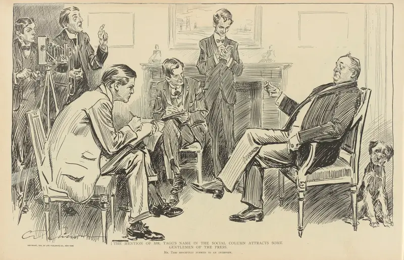 The mention of Mr. Tagg’s name.. av Charles Dana Gibson