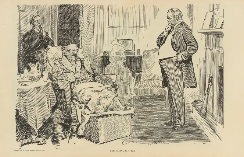 Morgonen efter av Charles Dana Gibson