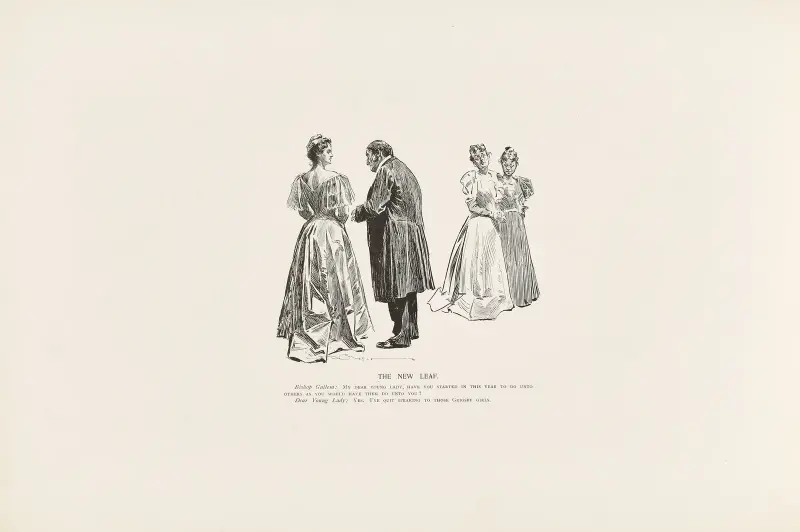 Das neue Blatt, 1896 von Charles Dana Gibson