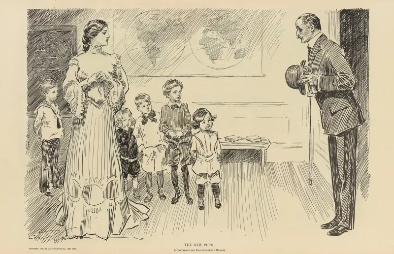 Den nya eleven av Charles Dana Gibson