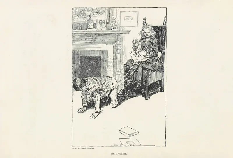 Barnkammaren av Charles Dana Gibson