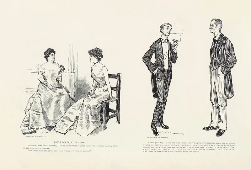 The proper education av Charles Dana Gibson