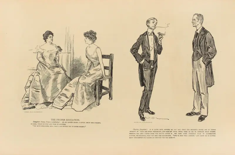 Den rätta uppfostran av Charles Dana Gibson