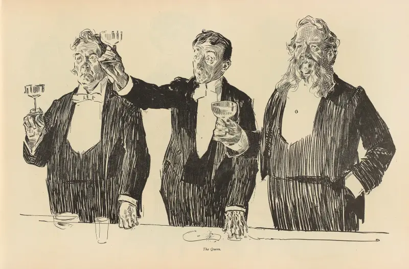 Die Königin, 1893 von Charles Dana Gibson