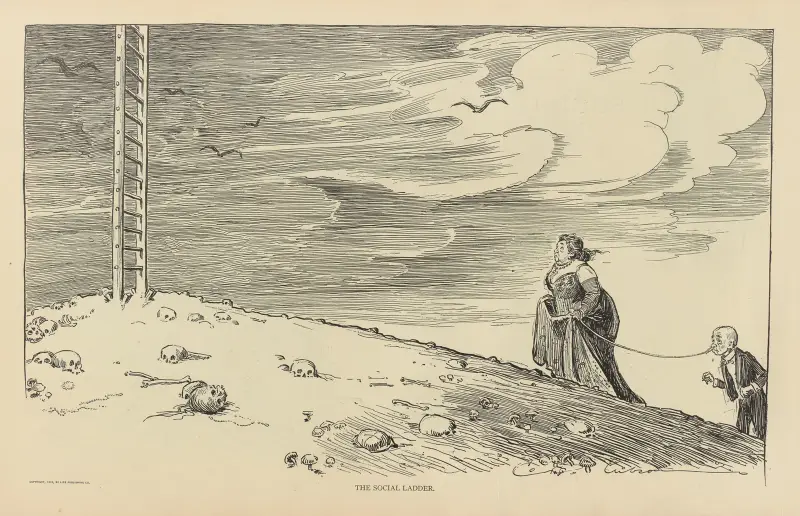 Den sociala stegen av Charles Dana Gibson
