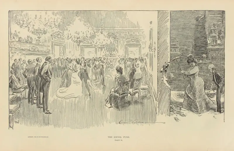 The social push av Charles Dana Gibson