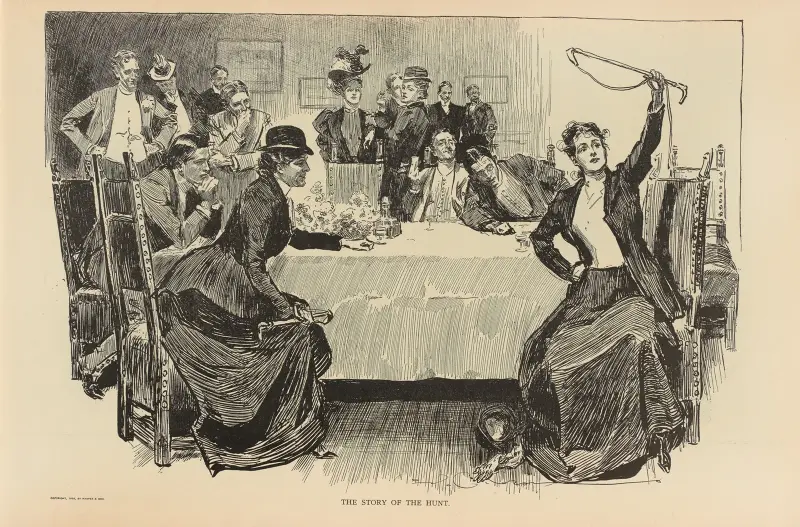 Jakthistorien av Charles Dana Gibson