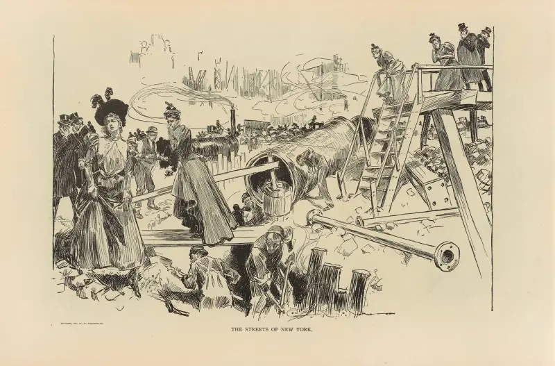 New Yorks gator av Charles Dana Gibson