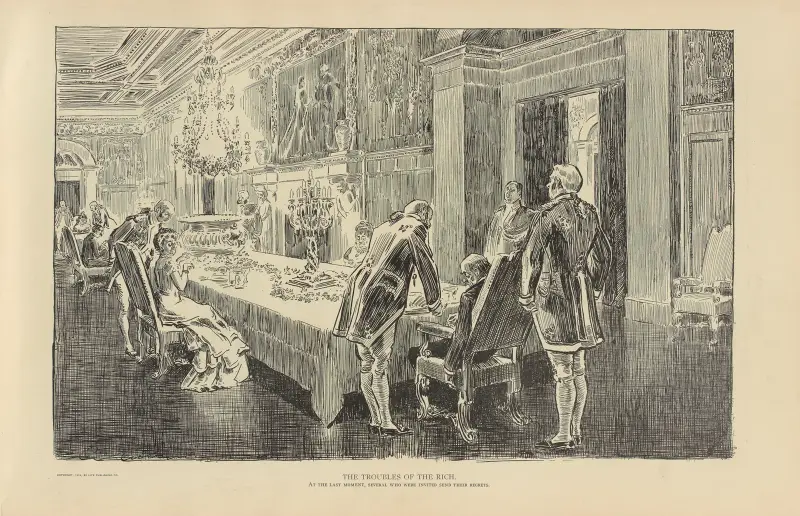 De rikas bekymmer av Charles Dana Gibson