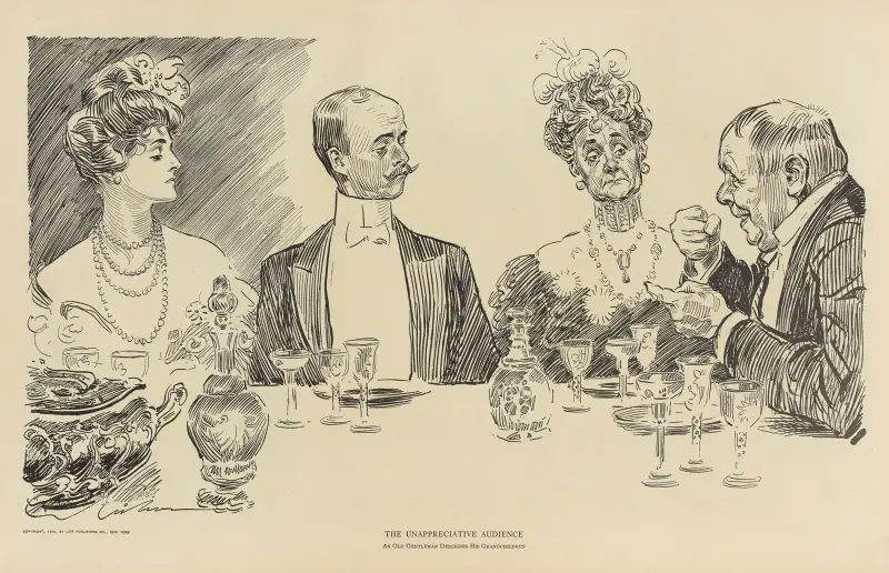 Den otacksamma publiken av Charles Dana Gibson