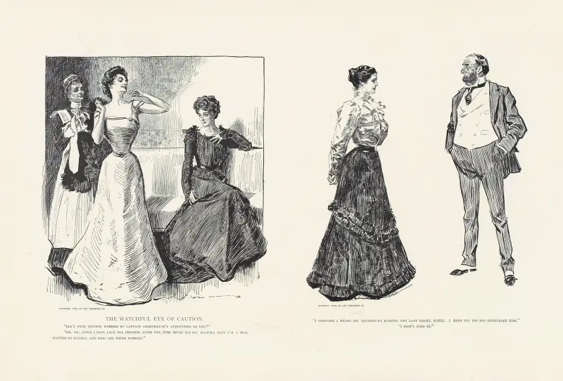 Vaksamhetens aktgivande öga av Charles Dana Gibson