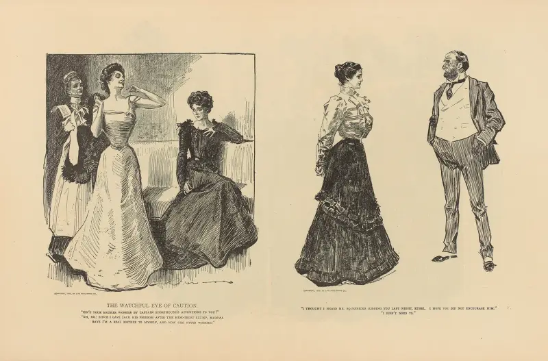 Vaksamhetens vakande öga av Charles Dana Gibson