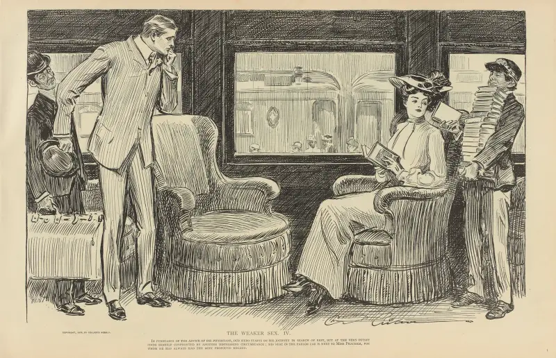 The weaker sex.—IV av Charles Dana Gibson