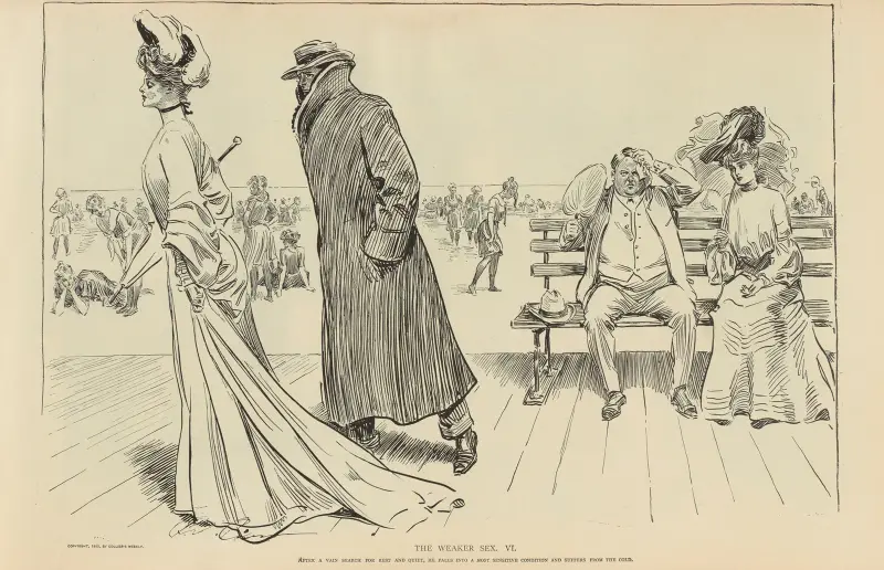 Det svagare könet.—VI av Charles Dana Gibson