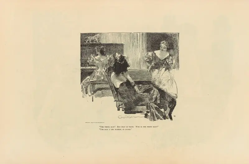 Der falsche Mann von Charles Dana Gibson