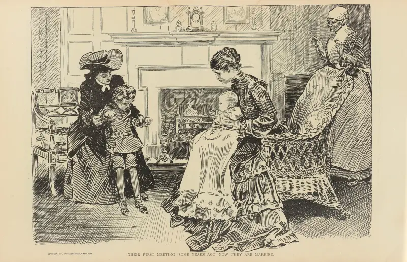Deras första möte – för några år sedan – nu är de gifta av Charles Dana Gibson