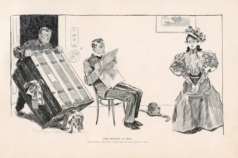 Their presence of mind av Charles Dana Gibson