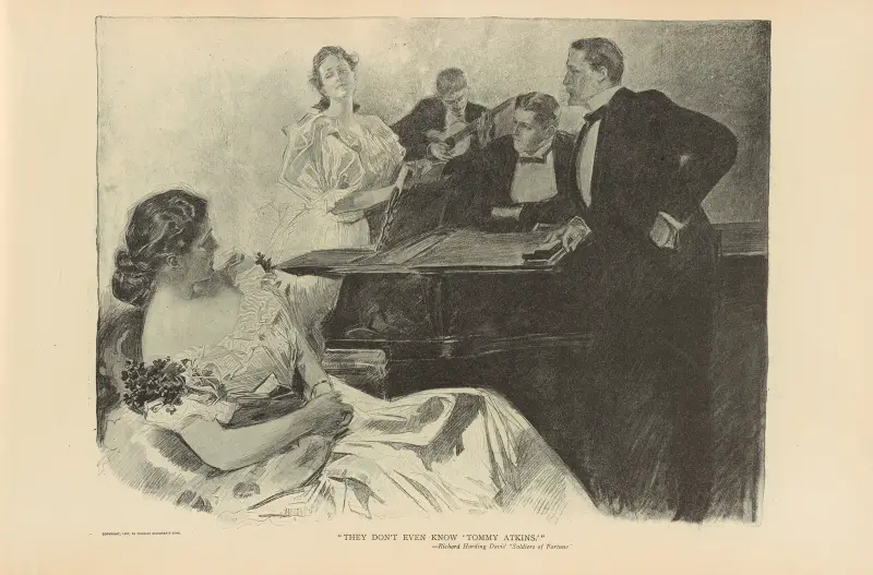 They don’t even know ‘Tommy Atkins’ av Charles Dana Gibson