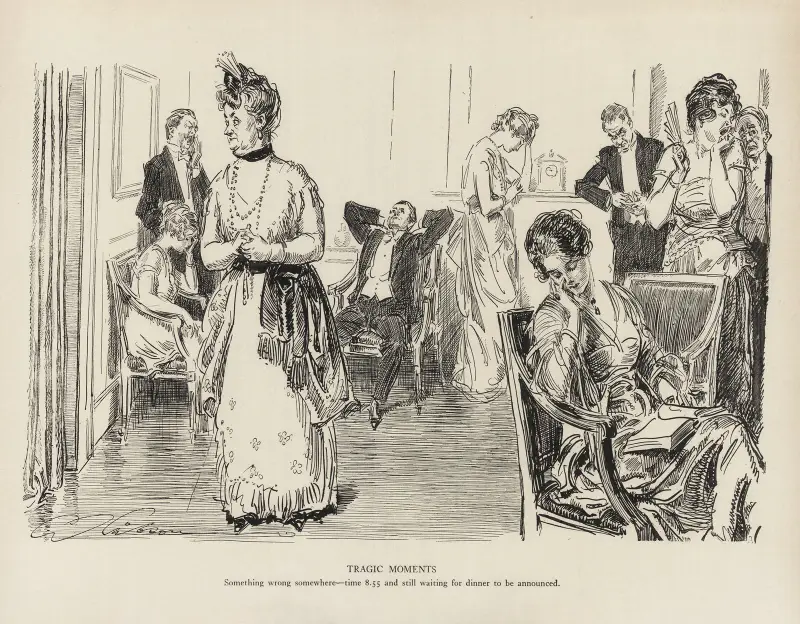 Tragiska ögonblick – Något är fel någonstans av Charles Dana Gibson