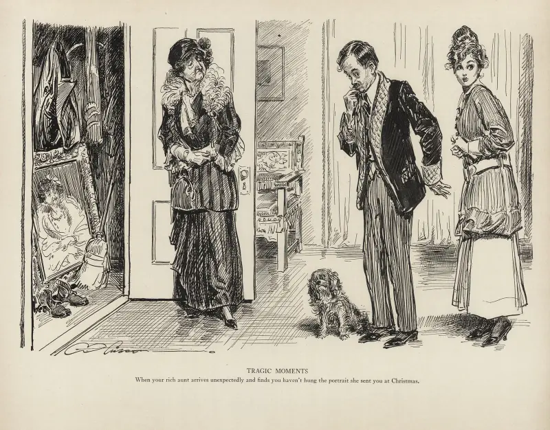 Tragische Momente, 1916 – Nr. 1 von Charles Dana Gibson