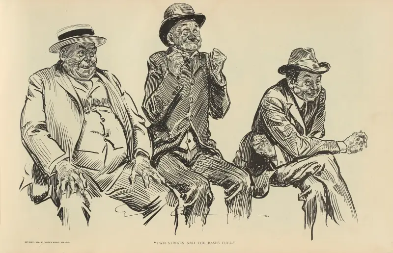 Två strikes och baserna fulla av Charles Dana Gibson
