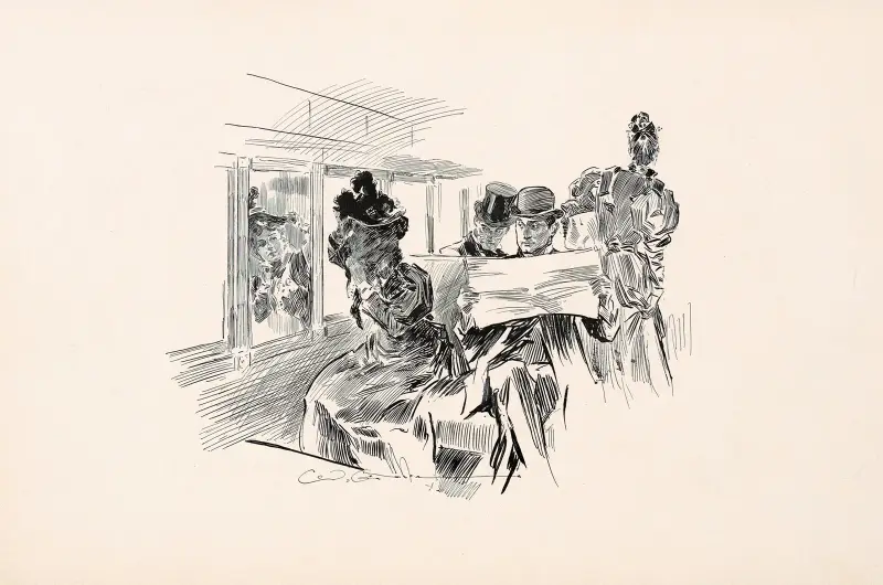 Ohne Titel, 1896 – Nr. 4 von Charles Dana Gibson