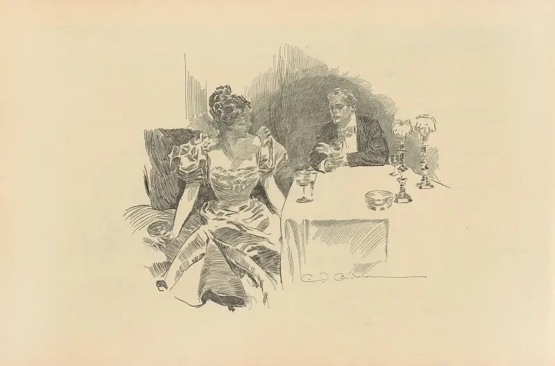 Ohne Titel, 1893 – Nr. 1 – Nr. 2 von Charles Dana Gibson