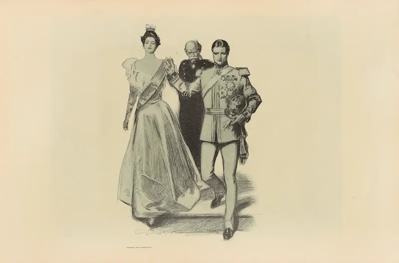 Ohne Titel, 1893 – Nr. 6 – Nr. 1 von Charles Dana Gibson