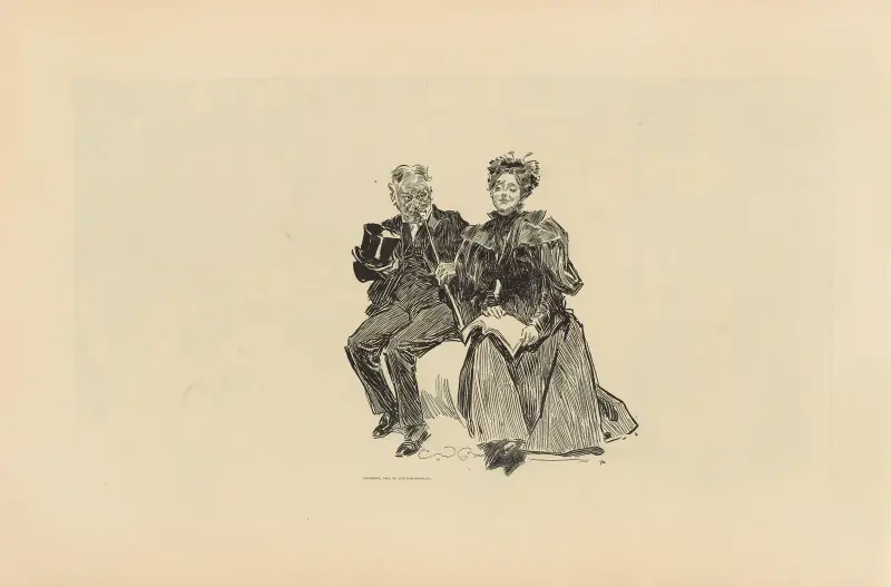 Ohne Titel, 1893 – Nr. 34 von Charles Dana Gibson