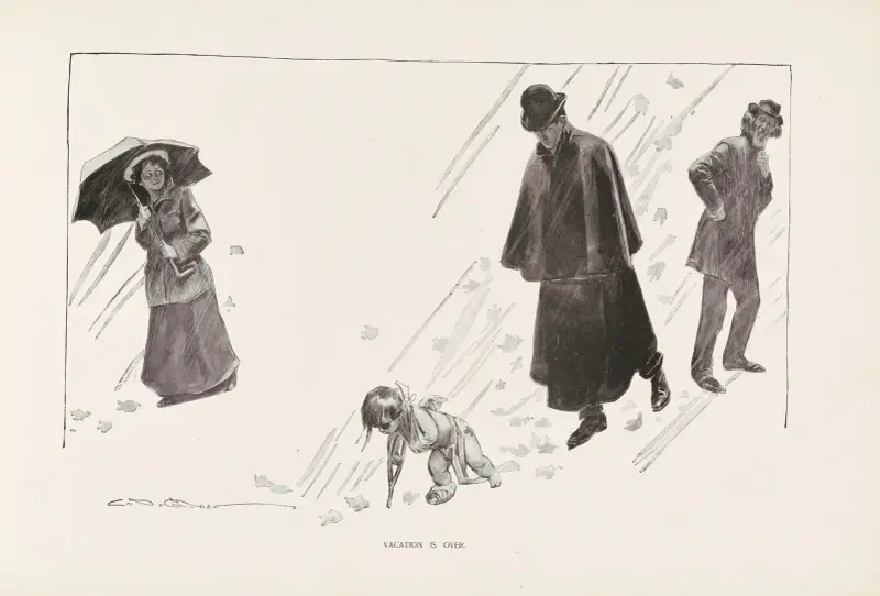 Semestern är över av Charles Dana Gibson