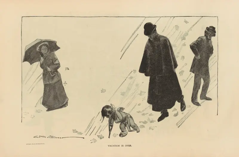 Semestern är över av Charles Dana Gibson
