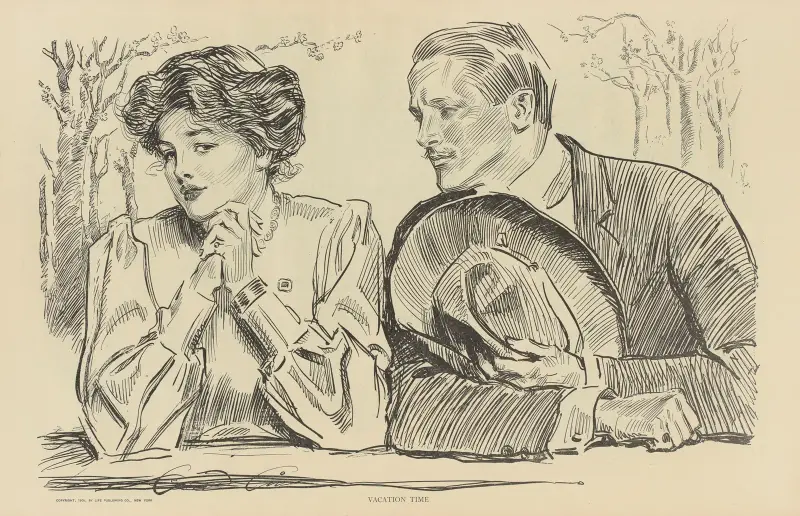Semestertid av Charles Dana Gibson