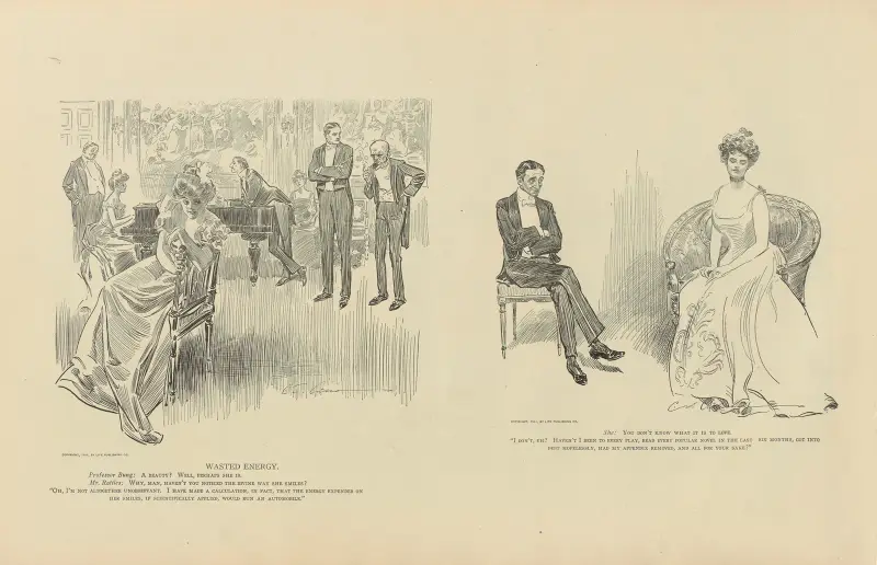 Verschwendete Energie von Charles Dana Gibson