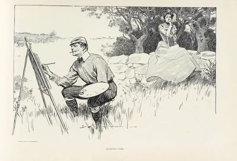 Wasting time av Charles Dana Gibson