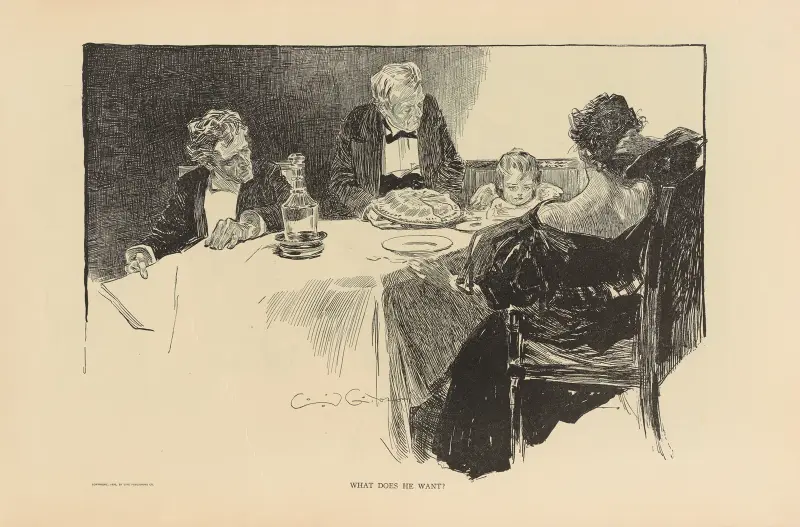 What does he want av Charles Dana Gibson