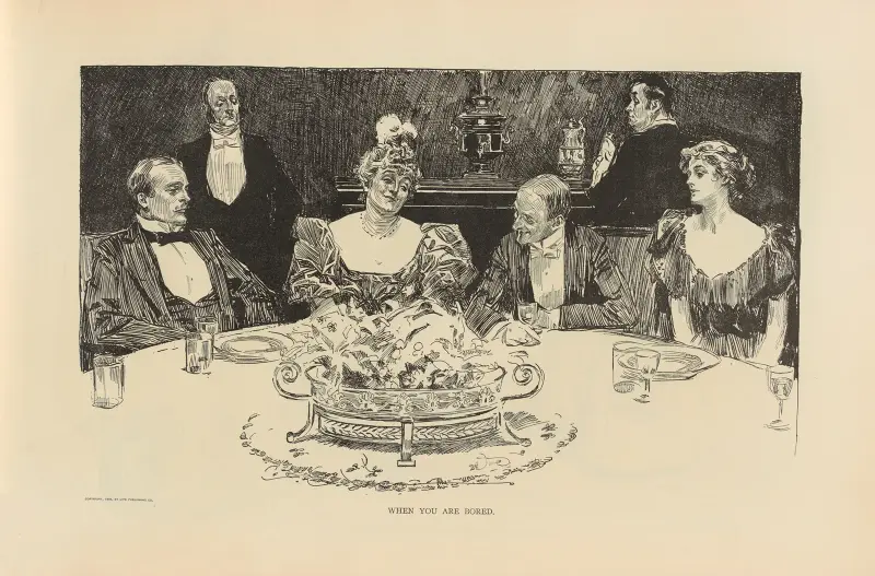 When you are bored av Charles Dana Gibson