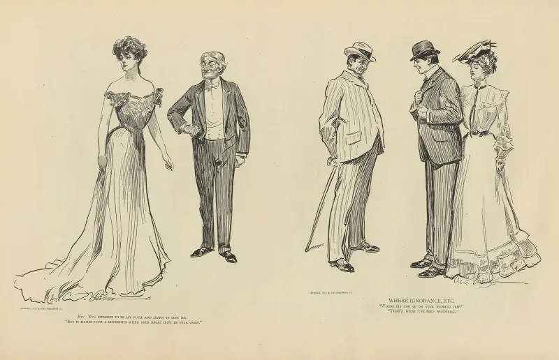 Where ignorance, etc av Charles Dana Gibson