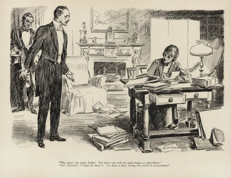 Varför är du inte redo. Isabel av Charles Dana Gibson