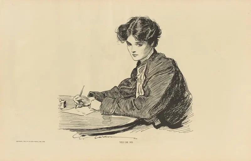 Yes or no av Charles Dana Gibson