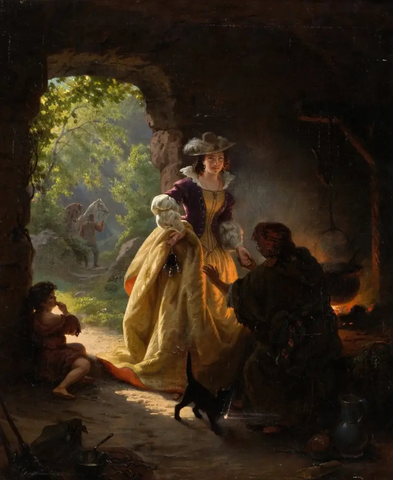 Cikánská věštkyně, Daniel Maclise
