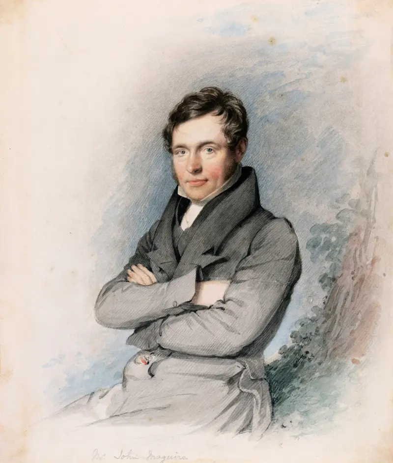 Portrait of John Maguire av Daniel Maclise