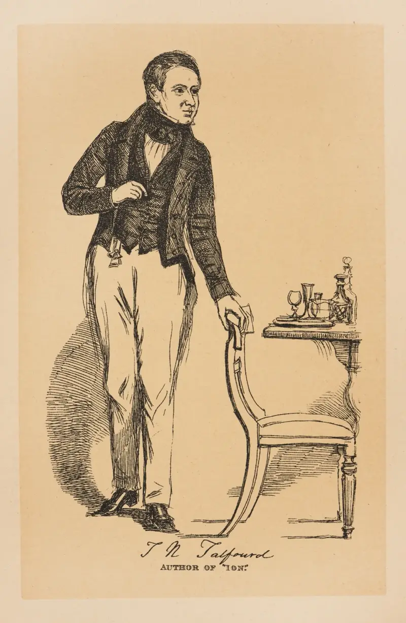 T. N. Talfourd, author of ‘Ion’ av Daniel Maclise